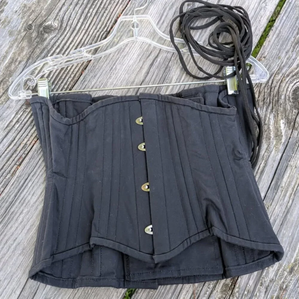 Corset Bustier Black Size M - Picture 4 of 12